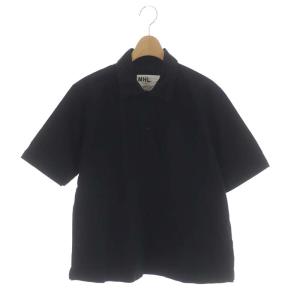 21SS 半袖 プルオーバー シャツ ブラウス 1 黒 ブラック
