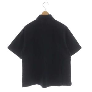 MHL. 21SS 半袖 プルオーバー シャツ ブラウス 1 黒 ブラック