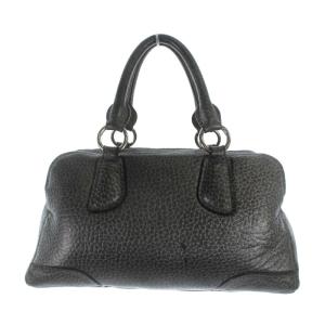 GIORGIO ARMANI ボストンバッグ レザー グレー