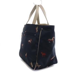 russet THE CLOUDS NYLON トートバッグ ハンドバッグ ナイロン ホース 紺 ネイビー