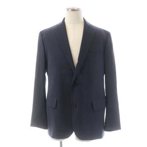 Brooks Brothers OWN MAKE 米国製 ウールスーツ セットアップ 上下 テーラードジャケット 背抜き 3B パンツ 42/36 紺 ネイビー