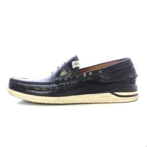 visvim FABRO FOLK コインローファー スリッポン レザー US10 28cm ブラック