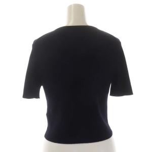 TOCCA ROSE 半袖カーディガン ニット M 紺 ネイビー