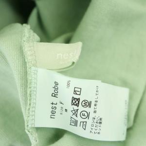nest Robe 22SS 度詰め天竺ロングスリーブチュニック カットソー 長袖 オーバーサイズ F ミントグリーン