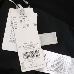 CELFORD 21SS カラースティックパンツ スラックス テーパード 34 黒 ブラック