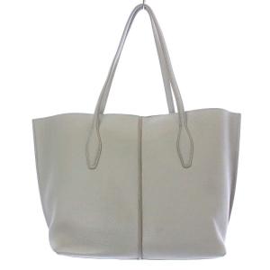 TOD'S JOY トートバッグ レザー グレー