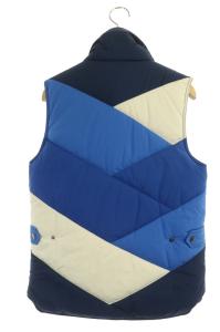 Patagonia Mirror Lake Vest 28575 リバーシブルベスト 中綿 スナップボタン XS 紺 白 青