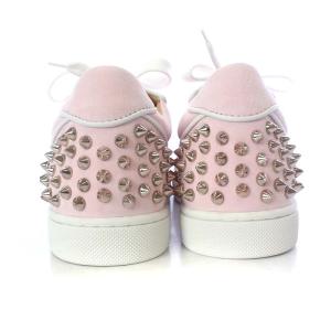 Christian Louboutin Vieira2 スニーカー ローカット スパイクスタッズ スエード 36.5 ピンク