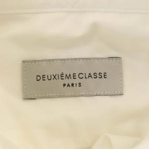 Deuxieme Classe ワイヤーウォッシュシャツ ブラウス 長袖 オフホワイト