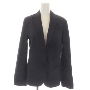 Theory スーツ セットアップ 上下 リネン テーラードジャケット 2B テーパードパンツ イージー 0 紺 ネイビー