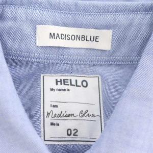 MADISONBLUE SLEEVELESS MADISON SHIRT OX ノースリーブシャツ ボタンダウンシャツ BD 02 ライトブルー