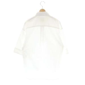 MADISONBLUE ショートスリーブ オックスフォード プルオーバーシャツ BD ボタンダウン オーバーサイズ 五分袖 00 オフホワイト