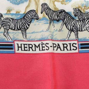 HERMES TROPIOUES カレ90 スカーフ シルク 絹 マルチカラー OH