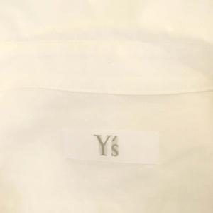 Y's ヨウジヤマモト 近年モデル 変形 シャツ 長袖 1 白 ホワイト