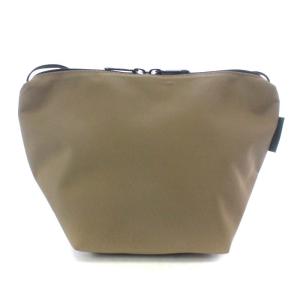 Hervé Chapelier 2885N ナイロン舟型ショルダーバッグS ワンショルダー 斜め掛け ナイロン 茶色 ブラウン