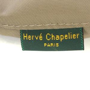 Hervé Chapelier 2885N ナイロン舟型ショルダーバッグS ワンショルダー 斜め掛け ナイロン 茶色 ブラウン