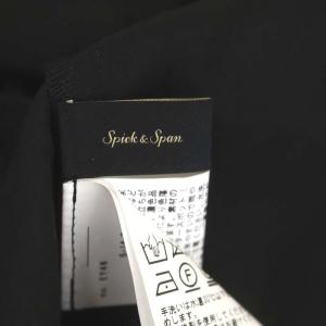 Spick&Span 23SS シアーテントラインブラウス ノースリーブ 黒 ブラック