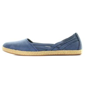 UGG australia ティッピー Tippie フラットシューズ ロゴ レザー 24.5cm 青 ブルー 1011187