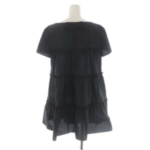 M'S GRACY ティアードチュニックトップス 半袖 40 黒 ブラック