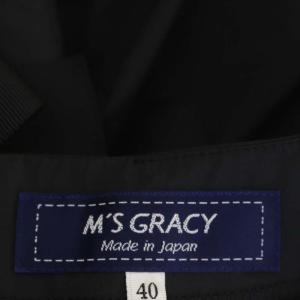 M'S GRACY ティアードチュニックトップス 半袖 40 黒 ブラック