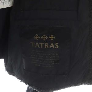 TATRAS ダウンジャケット アウター ショート 総裏地 ウール混 03 ダークグレー