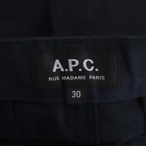 A.P.C. チノパンツ テーパード 30 紺 ネイビー