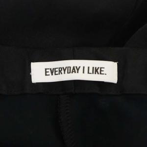 EVERYDAY I LIKE 22AW Cu/R マキシスカート フレア ロング 黒 ブラック