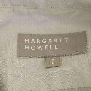 MARGARET HOWELL 長袖 シャツ ブラウス 前開き 1 ライトグレー