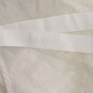 Merlette Ron Herman取扱 カシュクールブラウス 長袖 リボン XS 白 ホワイト