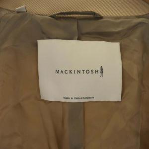 MACKINTOSH ライトキャバリーラグランコート スプリングコート ステンカラー ロング 比翼ボタン 6 ベージュ
