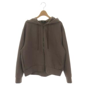 22SS Vis Ponte Hoodie ジップアップパーカー スウェット 長袖 S モカ