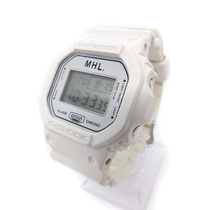MARGARET HOWELL ジーショック G-SHOCK 腕時計 クォーツ デジタル 白 ホワイト DW-5600VT