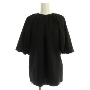 ADORE 22SS セットアップ バルーンケープスリーブブラウス バックタックアシンメトリースカート ブラック