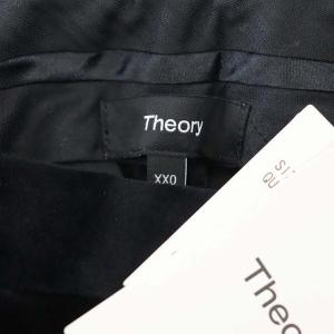 Theory 22AW Stretch Velvet 3 Treeca GB パンツ スキニー スリム ベルベット XX0 黒 ブラック