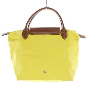 Longchamp ルプリアージュ トートバッグ ハンドバッグ 黄色 イエロー 茶色 ブラウン