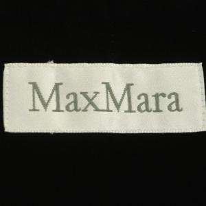 Max Mara 花柄ジャケット スタンドカラー ジャガード 38 黒 ブラック