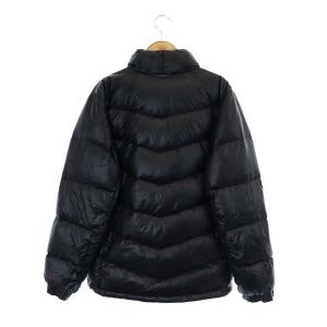 Columbia アナトゥーナジャケット ダウン アウター ナイロン ジップアップ スタンドカラー ロゴ刺繍 L 黒 ブラック PL5417