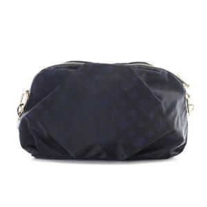 russet ミニショルダーバッグ モノグラム ナイロン 紺 ネイビー