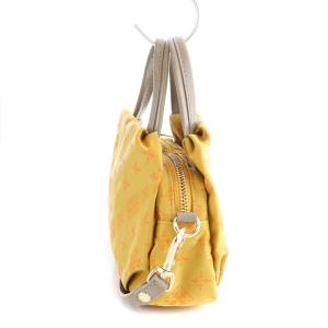 russet 2wayミニショルダーバッグ ハンドバッグ モノグラム ナイロン オレンジ