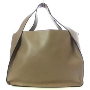 STELLA McCARTNEY TOTE ECO SOFT バッグ パンチングロゴ フェイクレザー ポーチ付き グレージュ