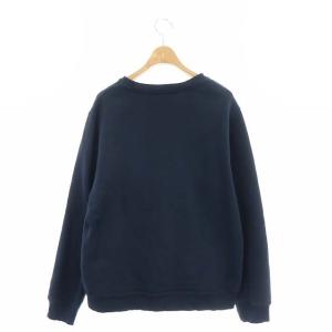A.P.C. ロゴ スウェット トレーナー カットソー 長袖 M 紺 ネイビー