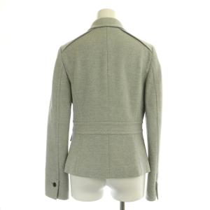 23区 vingt-trois スーツ セットアップ 上下 ウールジャケット ステンカラー タイトスカート ひざ丈 38 グレー