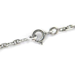 HERMES SV セリエ シェーヌダンクル ロングチェーンネックレス シルバー