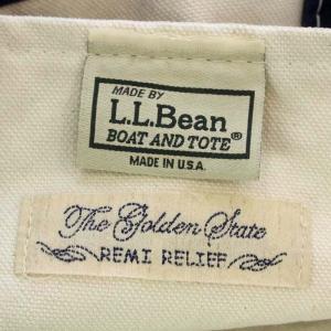 L'Appartement L.L.Bean×REMI トートバッグ ハンドバッグ キャンバス 紺 ネイビー