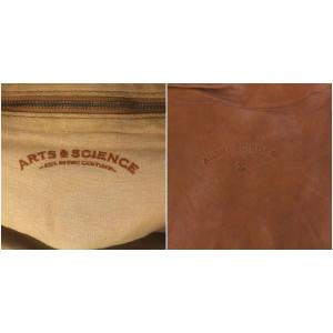 ARTS&SCIENCE ショルダーバッグ ワンショルダー レザー 茶色 ブラウン