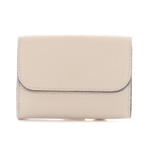 Chloe ALPHABET トリフォールドウォレット 財布 スモール レザー Wホック ベージュ