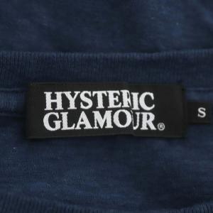 HYSTERIC GLAMOUR BEAR MAIDEN ベア プリント Tシャツ カットソー ヴィンテージ調 半袖 S 紺 ネイビー
