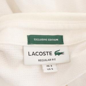 LACOSTE LACOSTE EXCLUSIVE EDITION ポロシャツ カットソー 半袖 F3 白 ホワイト