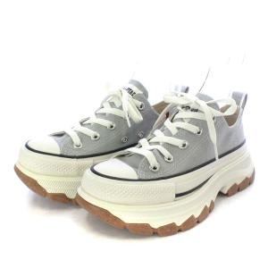 CONVERSE ALL STAR TREKWAVE OX スニーカー ローカット プラットフォーム 厚底 US3 22cm グレー 1SD413