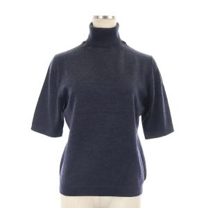 Brooks Brothers ウール アンサンブル ニット カーディガン 長袖 カットソー 半袖 S M 紺 ネイビー